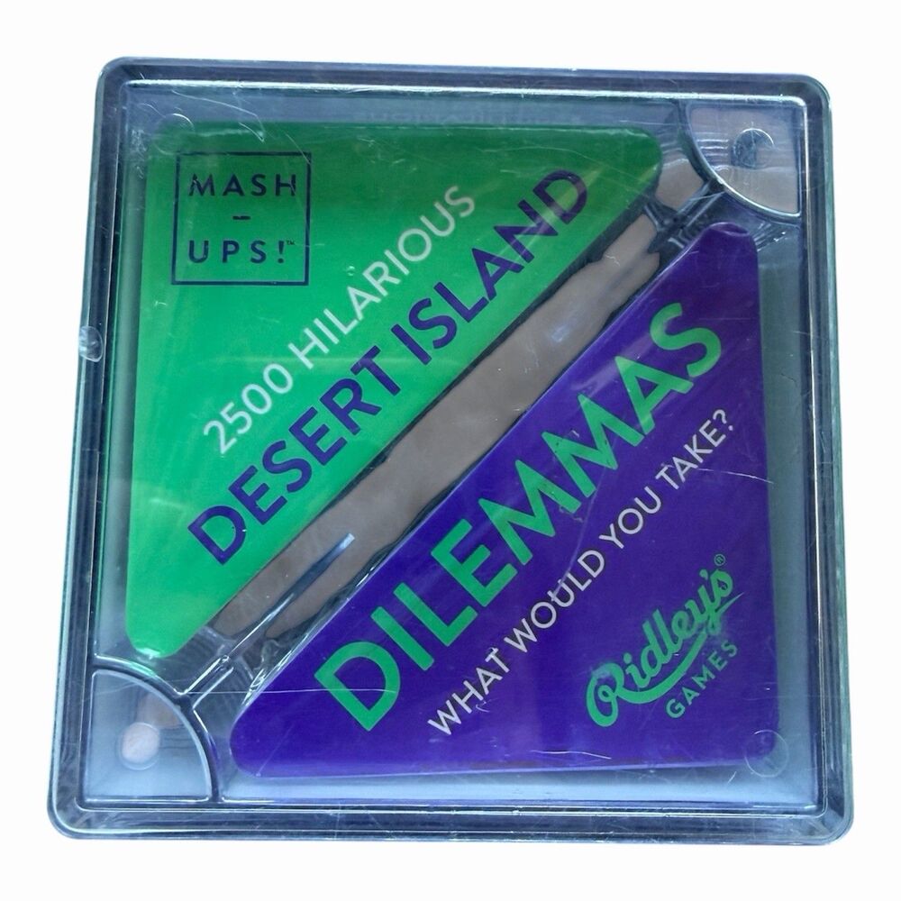 Ridley's Games Mash-Ups! Desert Island What Would You Take? Dilemmas NEW Sealed